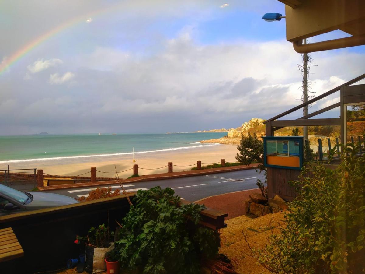 Appartement Vue Mer, Rdc, Plage De Trestrignel Perros-Guirec Luaran gambar