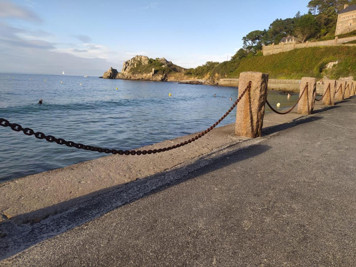 Appartement Vue Mer, Rdc, Plage De Trestrignel Perros-Guirec Luaran gambar