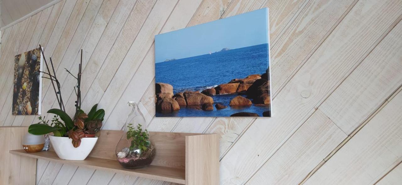 Appartement Vue Mer, Rdc, Plage De Trestrignel Perros-Guirec Luaran gambar